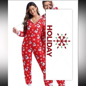Holiday Adult Onesie Pajamas